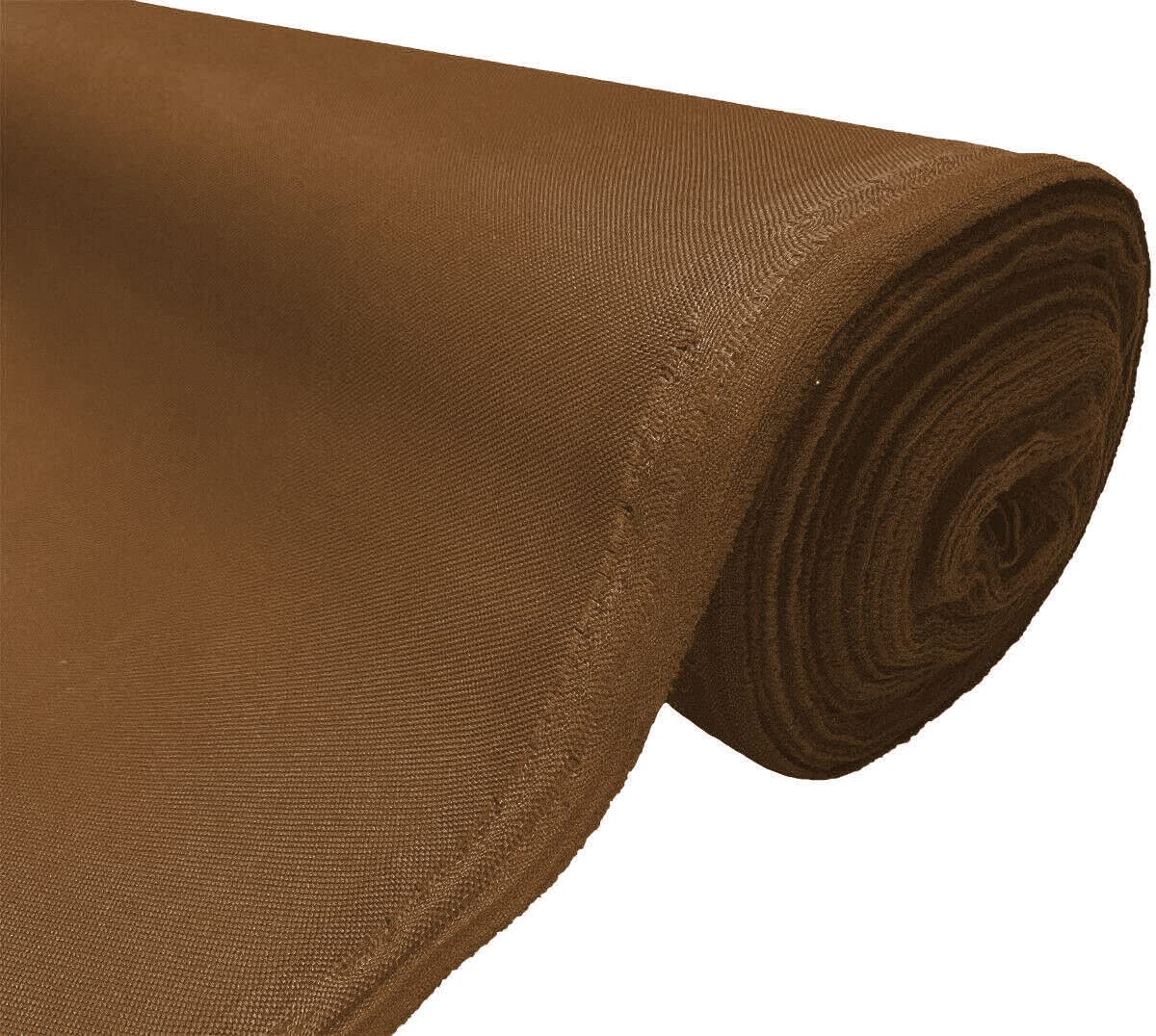 A-Express Light Brown 20oz Heavy Duty Thick Waterproof Canvas Fabric 600D Outdoor Cover 1/2 Half Metre