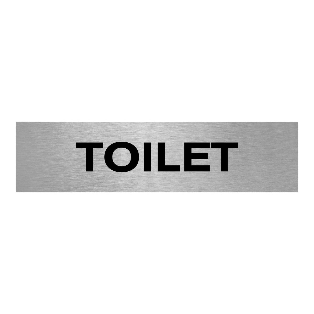 Slimline Aluminium Toilet Sign