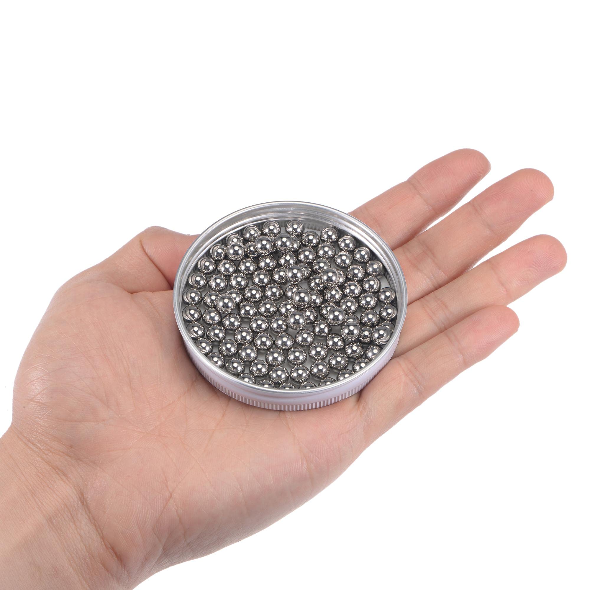 sourcing map 1/4-inch Bearing Balls 440C Stainless Steel G25 Precision Balls 100pcs