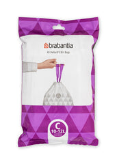 Brabantia 137945 Bin Bags, White - Code C, 1 count (Pack of 1)