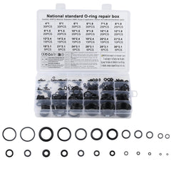 400pcs O-ring seals, 24 sizes rubber gasket seals, electrical seal kit, insulated pipe plumber seal O-ring gasket combination set