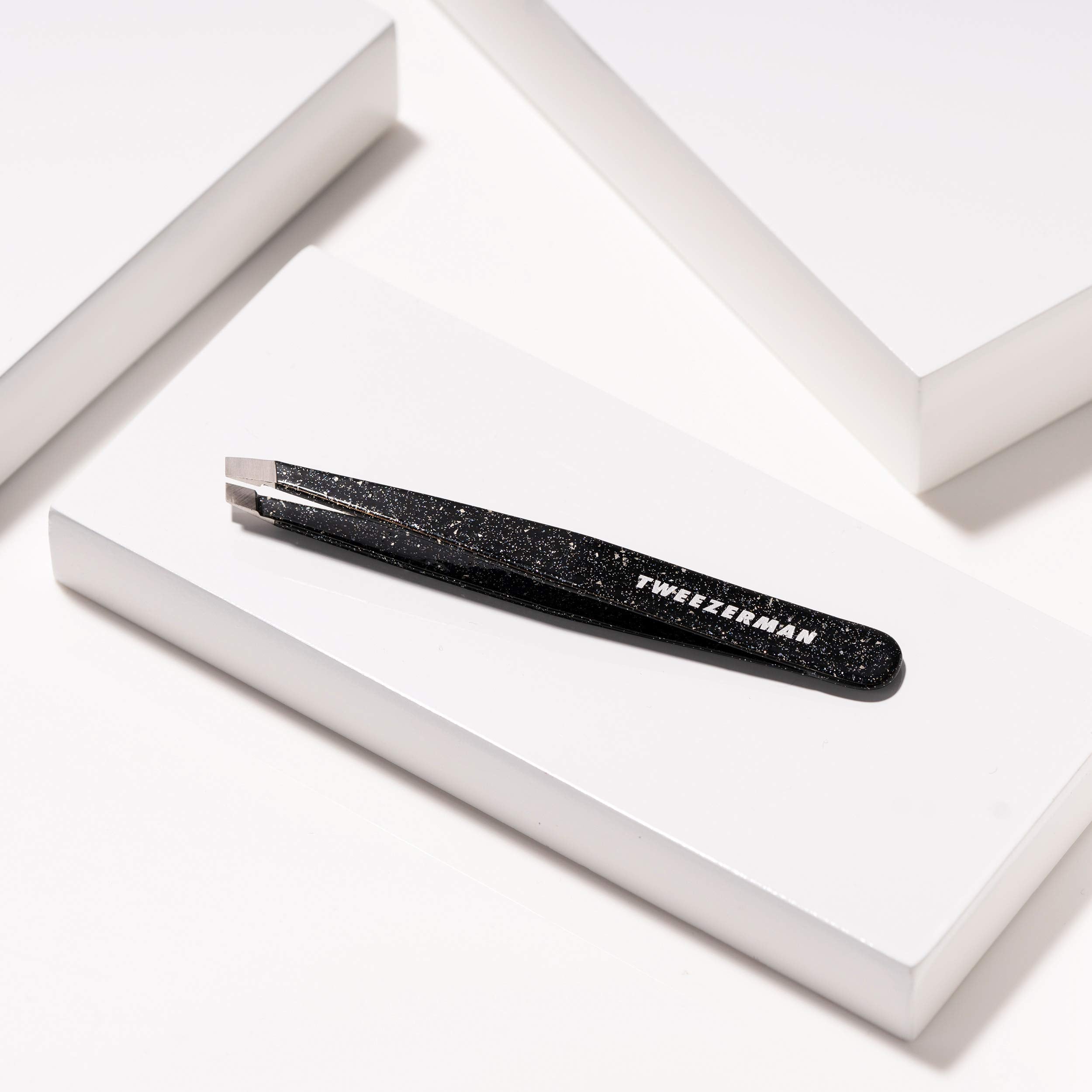 Tweezerman Black Glitter 40th Anniversary Tweezer