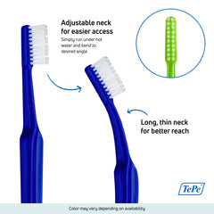 TEPE Implant/Orthodontic Brush / For Cleaning Near Implants And Orthodontic Wires / 1 X Implant And Orthodontic Brush