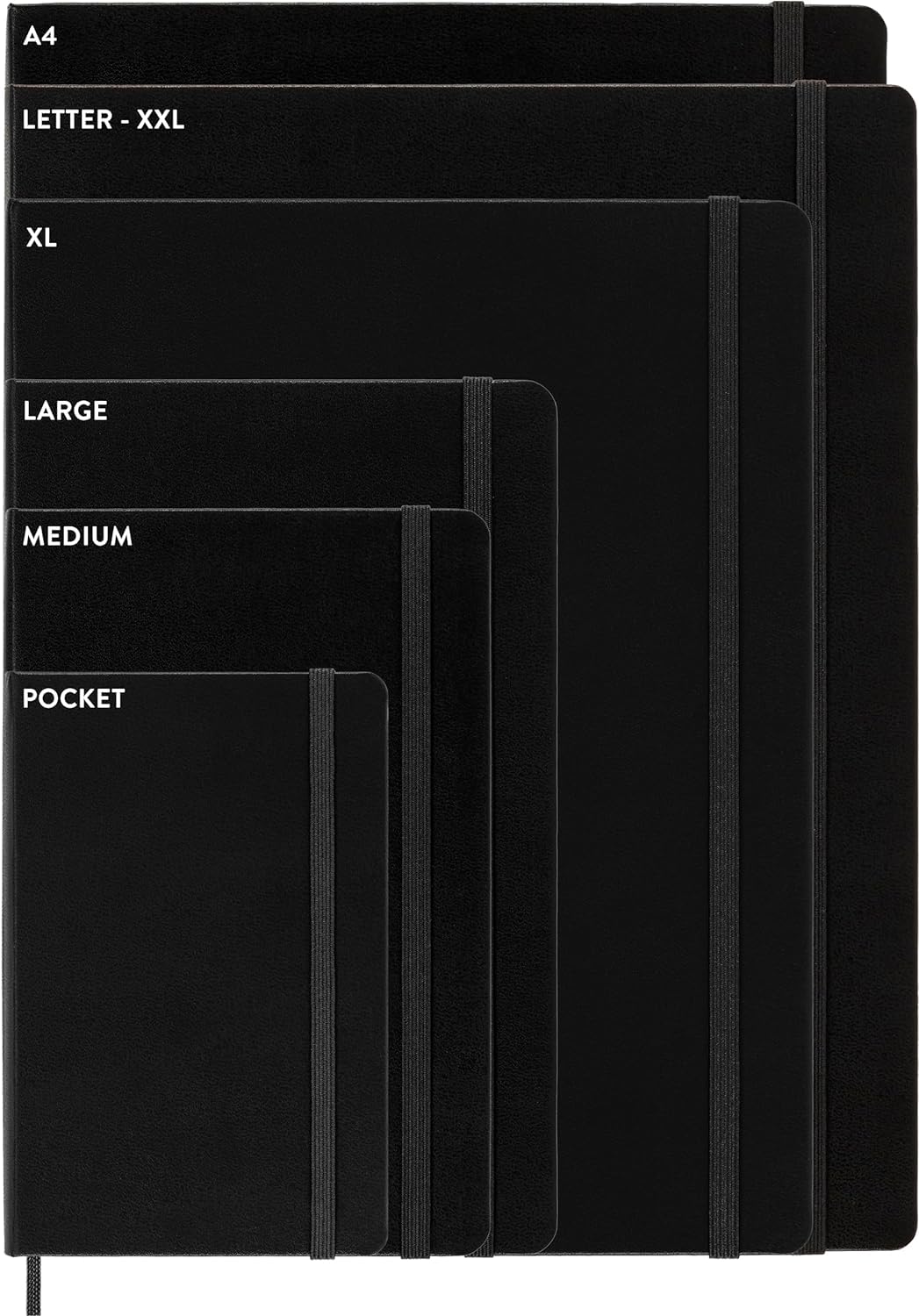 Moleskine Weekly Planner 2024-2025, Weekly Planner 18 Months 2025, With Space For Notes, With Soft Cover And Elastic Closure, Large Format 13 x 21 cm, Color Black