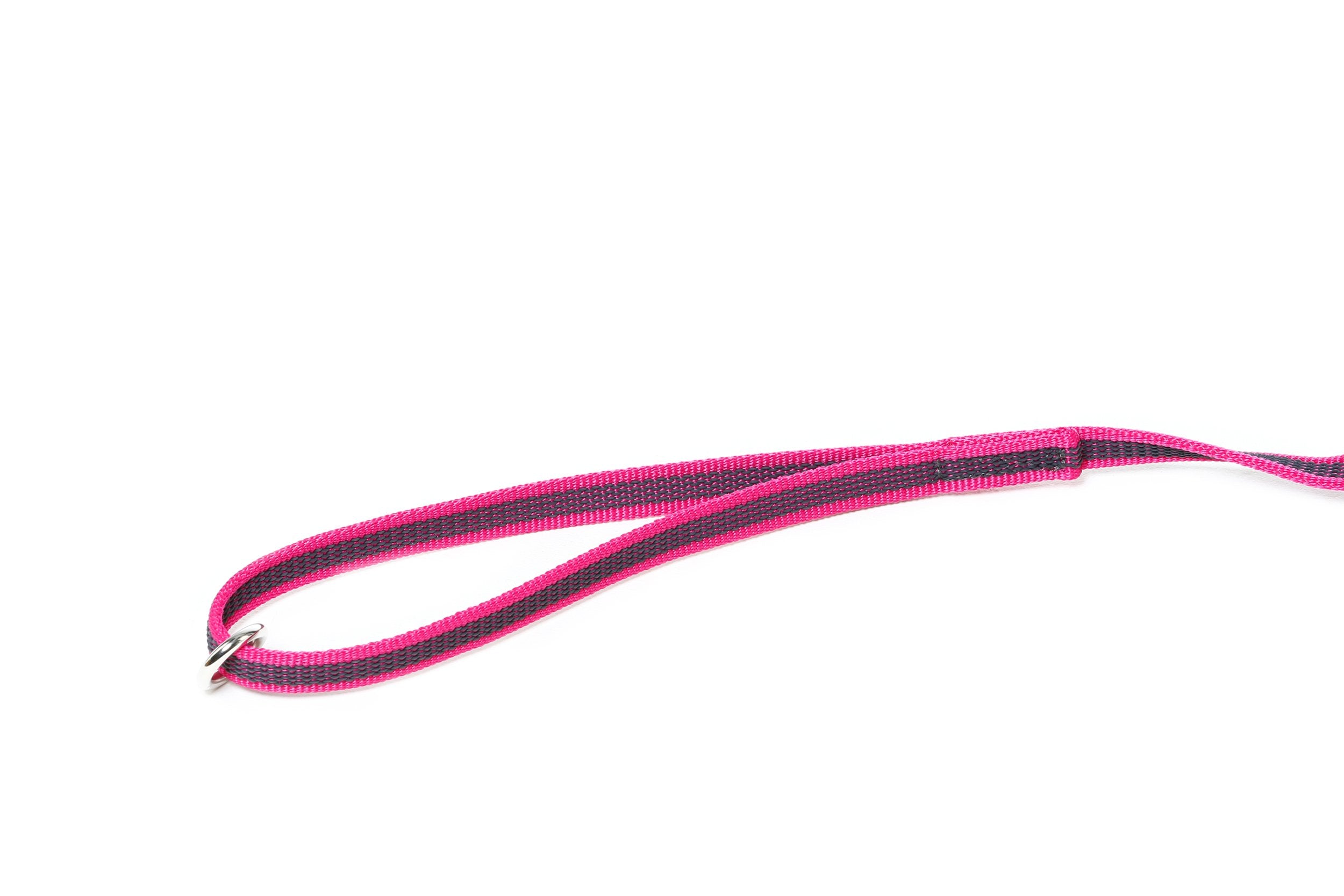 Color & Gray Super-Grip Leash with Handle, and O-Ring, 14 mm x 1,2 m, Pink-Gray