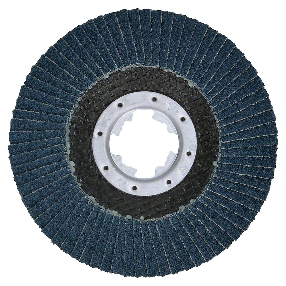 Bosch Professional 1x Angled Flap Disc Best (for Metal, X-LOCK, X571, Diameter 115 mm, Grit Size K40, Accessories for Angle Grinders)