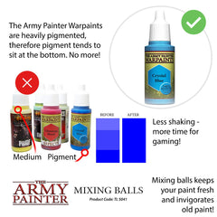 The Army Painter Paint Mixing Balls - Rust-proof Stainless Steel Paint Mixing Balls for Mixing Model Paints - Stainless Steel Mixing Agitator Balls and Paint Balls, 5.5mm/apr. 0.22”, 100 Pcs