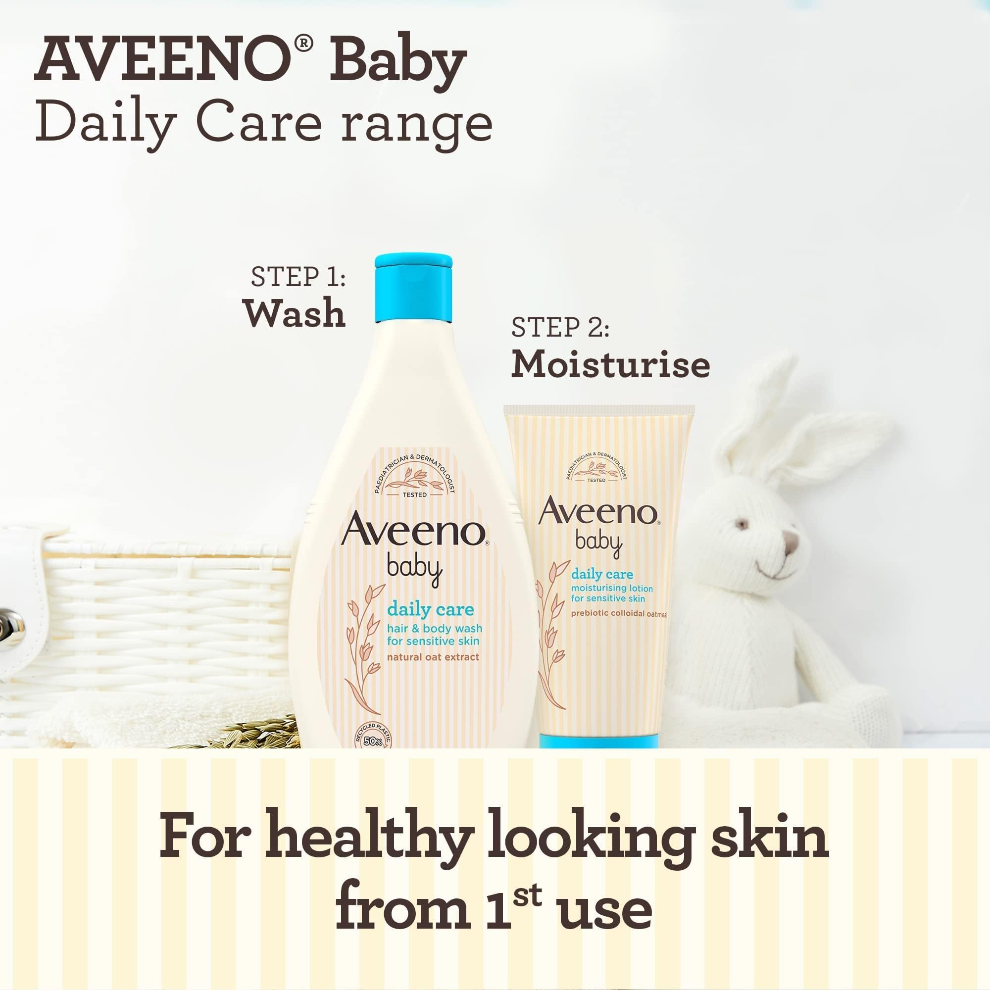 AVEENO Baby Daily Care Moisturising Lotion, 150 ml (Pack of 2)