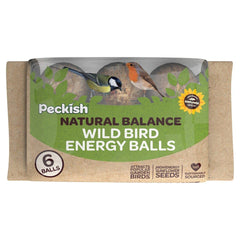 Peckish 60051214 Energy Balls 6 X 80g (480g), Gold
