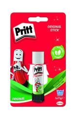 Pritt Glue Stick, Safe & Child-Friendly Craft Glue for Arts & Crafts Activities, white, 1x11g Pritt Stick