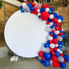 Red White and Blue Balloons, 12 Inch Matte Red White Blue Latex Balloons Royal Theme Blue Red White Balloons for Union Anniversary Celebration, Festival, Patriotic Party, Birthday Party Decorations