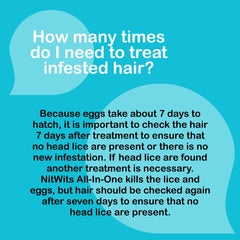 NitWits All-In-One Head Lice Treatment Spray, Kills Nits & Eggs, Includes Lice Spray 120ml & Nit Comb ,120 ml (Pack of 1)