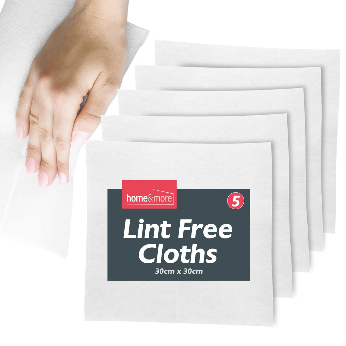 5pk Lint Free Cleaning Cloths   Lint Free Cloths for Oiling Wood, Cleaning Screens, Reusable and Easy to Clean Lint Free Cleaning Cloth, Lint Free Rags, Lint Free Cloths for Cleaning, Lint Free Cloth