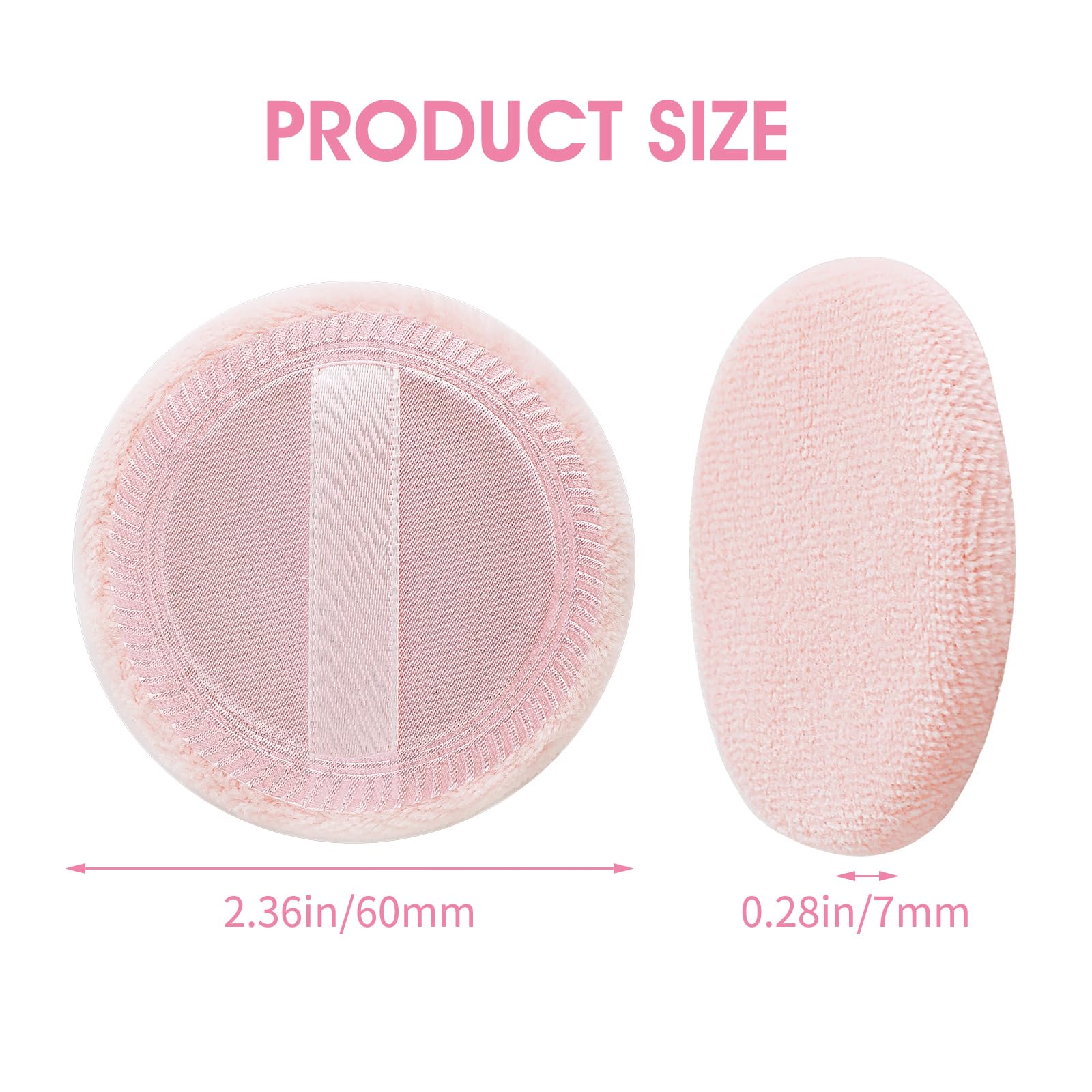 Sibba Beauty Blender Makeup Sponge 12 PCS Fluffy Make Up Foundation Applicator Face Blending Setting Pads Cosmetics Matte Loose Powder Body Paint Painting Wet Dry Application Brushes (pink/skin color)