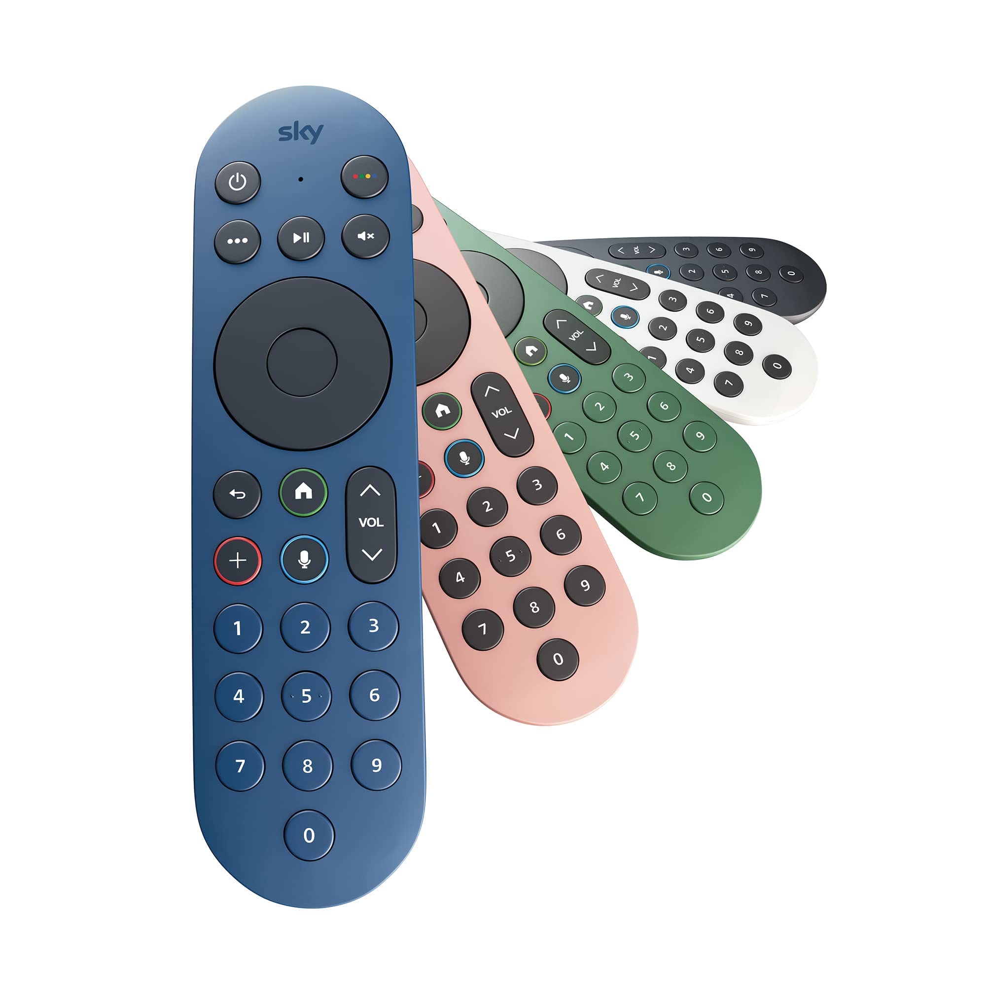 Sky Glass and Sky Stream TV Remote - Anthracite Black