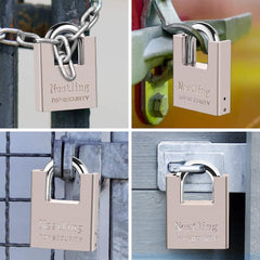 AMMIY 60mm Padlock Best Used for Warehouse, Container, Garage, Shutter, Storage Units, Sheds, Garages, Fences High Security Padlock with 4 Keys