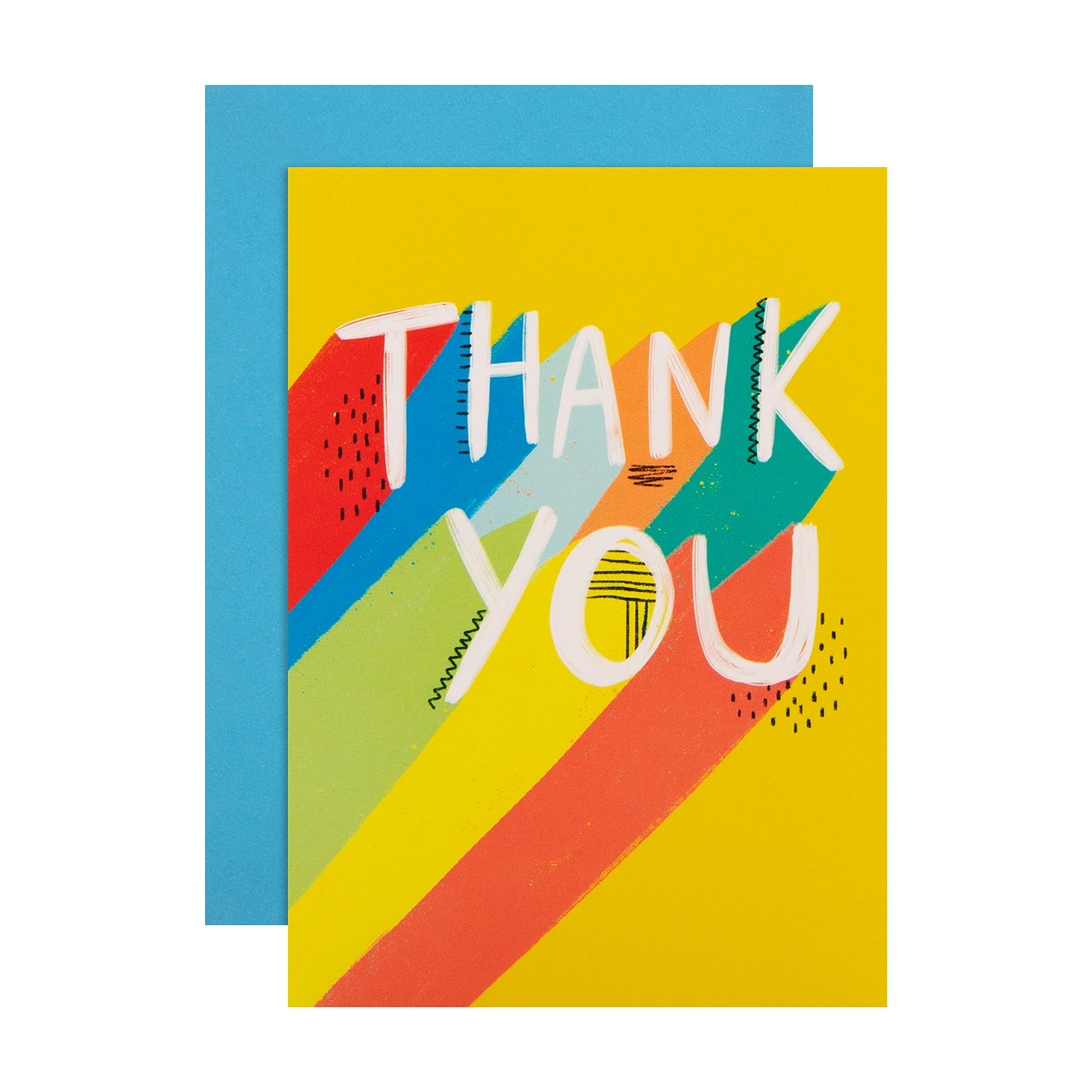 Hallmark Pack of 5 Thank You Cards from 1 Graphic Text Design