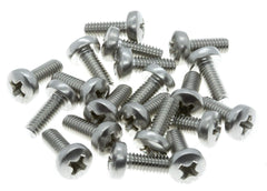 M4 (4mm x 10mm) Phillips Pan Head Machine Screws - Stainless Steel A2 (Pack of 20) DIN 7985