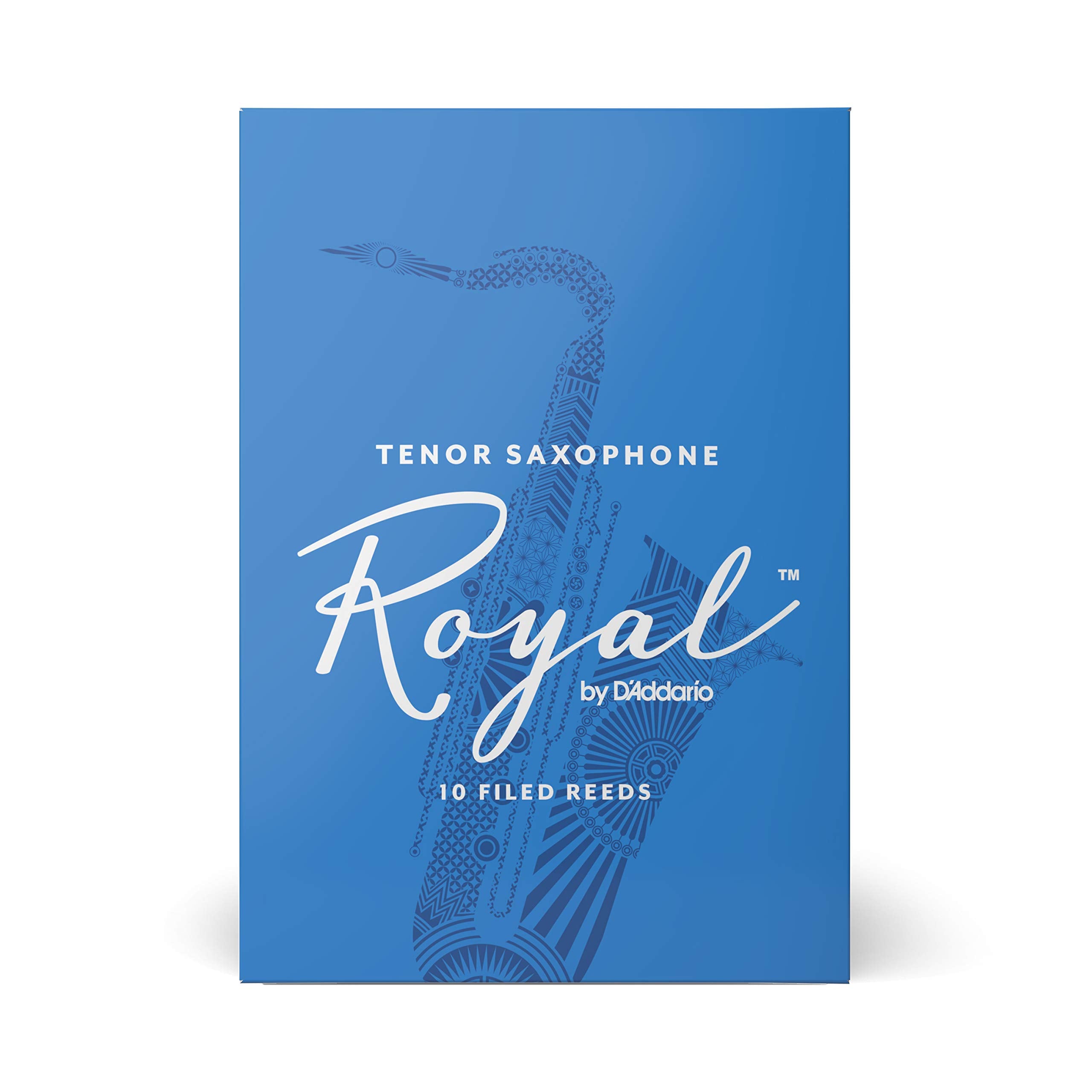 Rico Royal Tenor Saxophone Reeds - Box of 10 -Strength 1.5