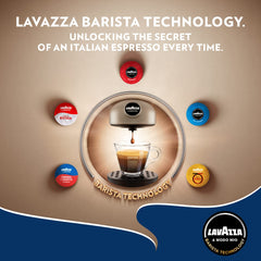 Lavazza A Modo Mio Espresso Passionale, Coffee Capsules, 100% Arabica, Warm and Inviting Taste, Intensity 11/13, Dark Roasting, Perfect for a 40ml Espresso, Compostable, 36 Pods