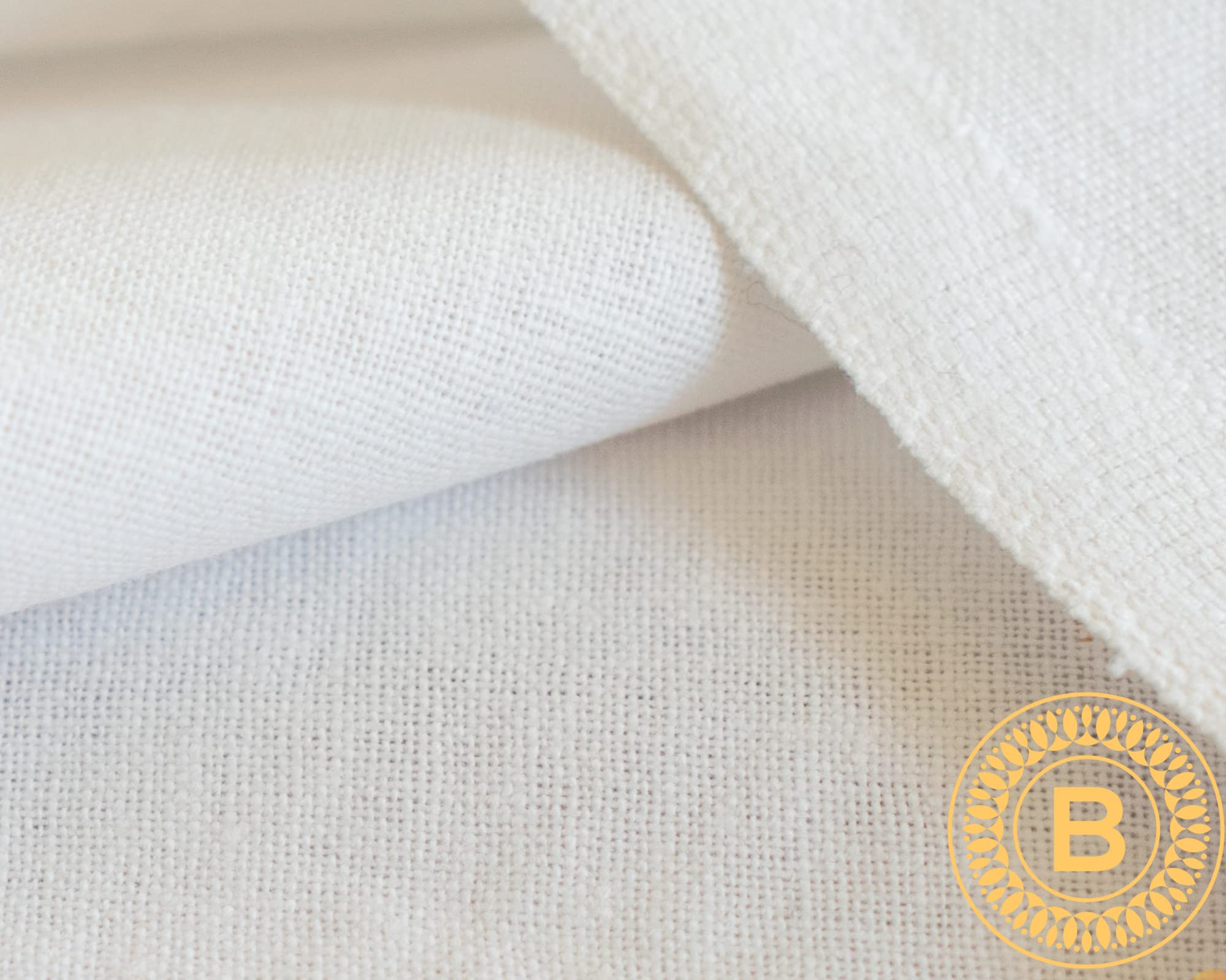 Plain White 100% Cotton Fabric for Arts & Crafts, Dressmaking, Quilting, Sewing, Bedding, Pillowcases, Bunting - 150 CM Extra Wide by BURLAS (White, 5 Metre)