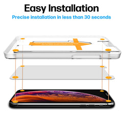 Power Theory Screen Protector for iPhone X/iPhone Xs [2-Pack] with Easy Install Kit [Premium Tempered Glass]