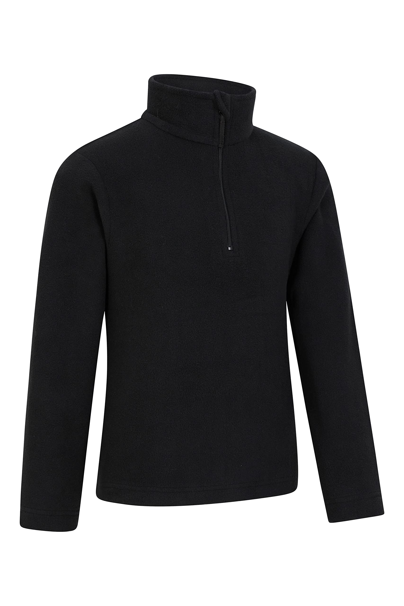 Mountain Warehouse Camber II Kids Half-Zip Fleece Jet Black 3-4 Years