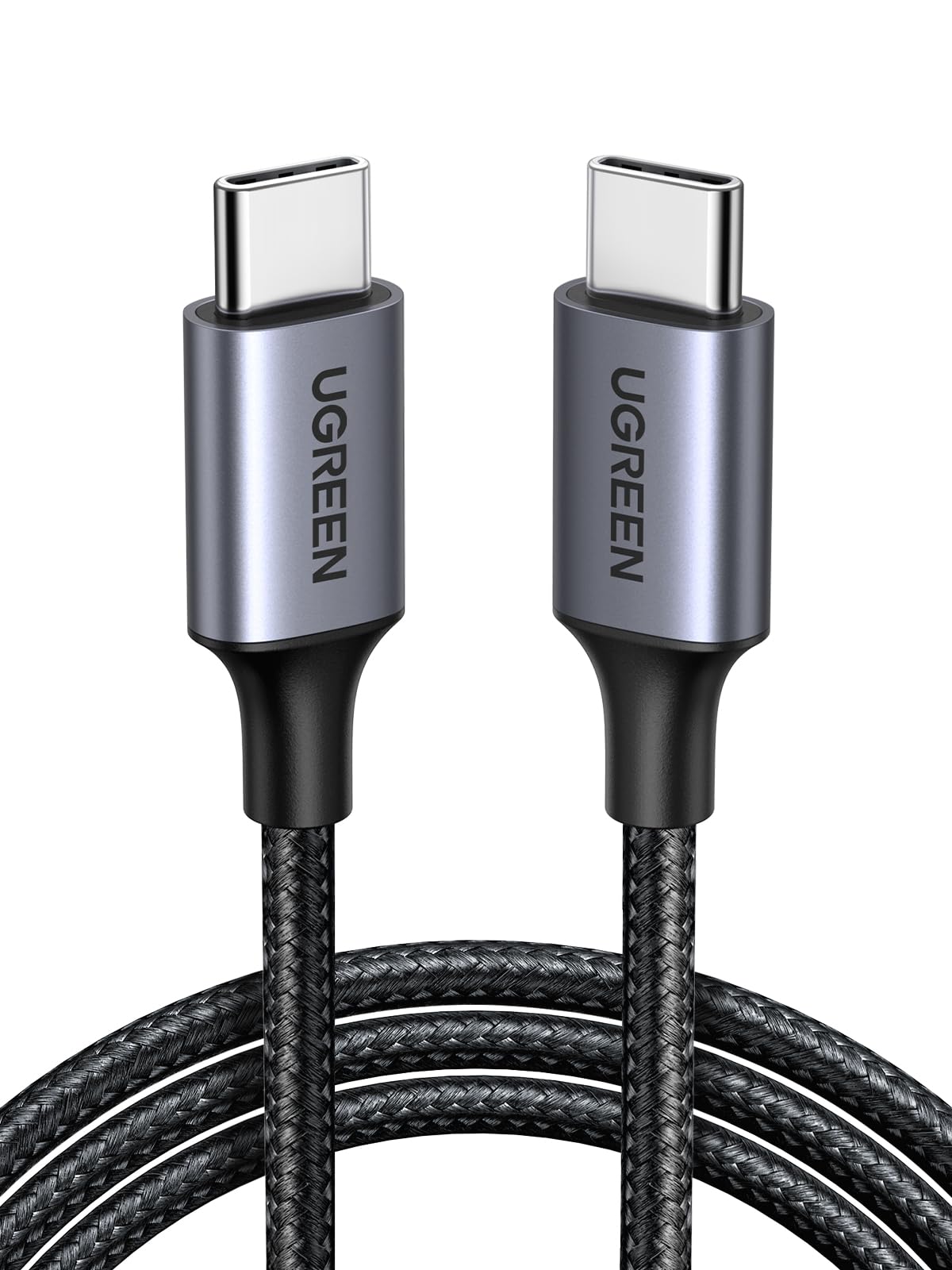 UGREEN USB C to USB C Charger Cable 60W USB C Cable Fast Charge Type C to C Data Lead Compatible with iPhone 16/15 Pro Max, Galaxy S24 Ultra, Pixel 8, MacBook Pro M3, iPad Pro 2024/Air 5 (0.5M)