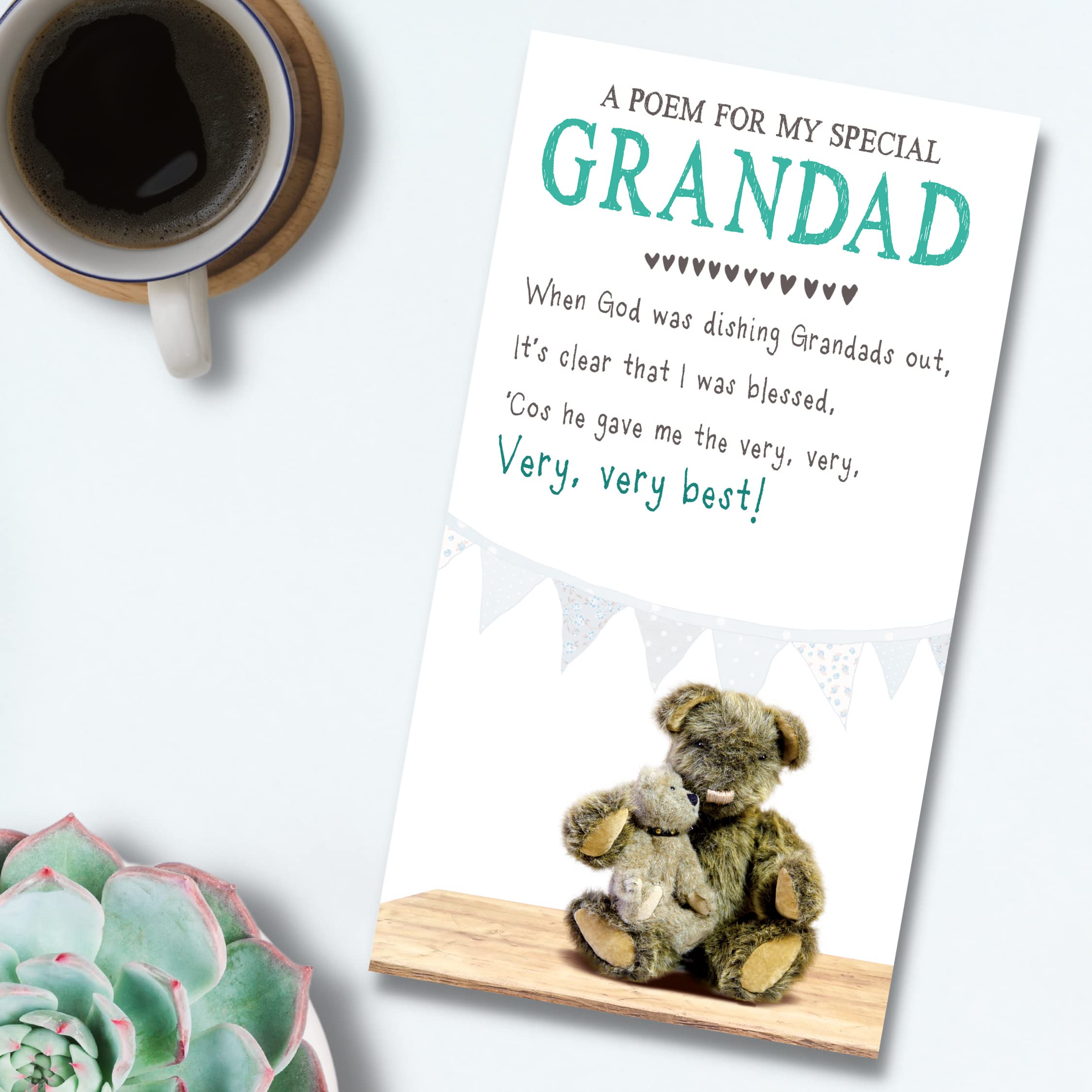 Blessed Greetings Card Grandad Birthday Card, Nice Words Birthday Card Grandad, Happy Birthday Grandad Card, Grandad, Greetings Card, Birthday Card, Grandad Birthday Cards, Greetings Cards