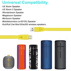 Toxaoii Replacement UE Boom Speaker Charging Cable, Micro USB Power Charging Cord Compatible with Logitech UE Boom UE Boom 2 Megaboom Wonderboom Miniboom UE Boom Roll Wireless Speaker