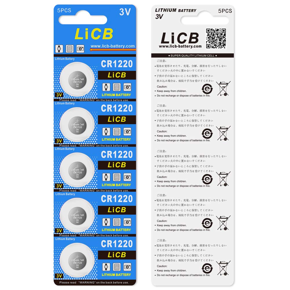 LiCB CR1220 3V Lithium Battery(10PCS)