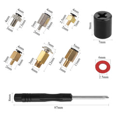 FandWay M.2 Screw,M.2 SSD Mounting Kit,M.2 Standoff and Screw PC Motherboard Spacers for Asus Gigabyte ASRock Msi M2 Nvme SSD Drive.Pack of 22.