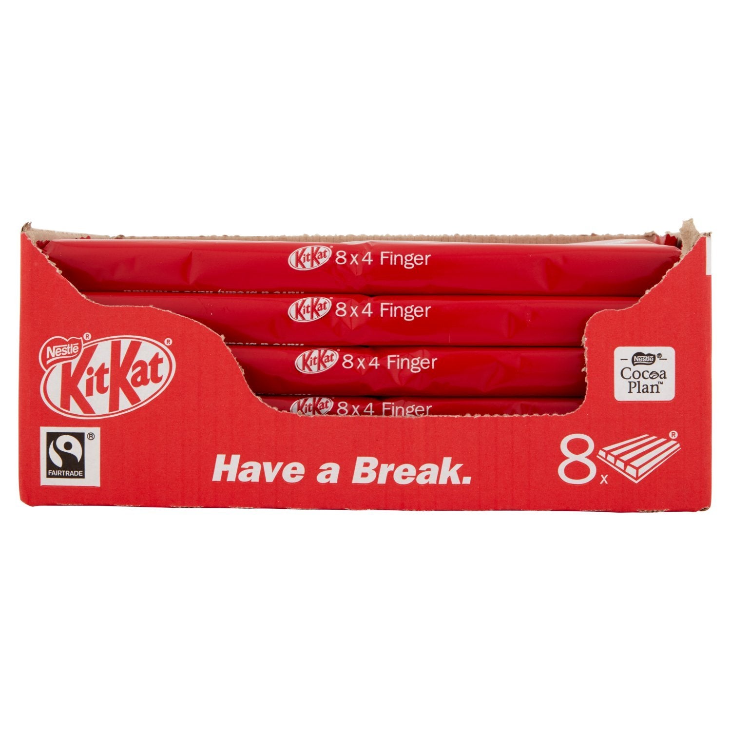 KitKat 4 Finger Milk Chocolate Bar Bumper Multipack, 8 x 41.5 g