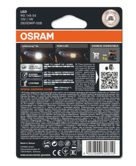 OSRAM LEDriving SL, ≜ W5W, White 6000K, Blister (2 lamps), LED Retrofit, offroad use only, H1