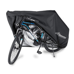 BEEWAY Bike Cover, Waterproof Bicycle Cover Indoor Outdoor Storage - 210T Nylon with Pu Coating, Safty Straps, Lock-holes, Fits for Most Bikes up to 29 inches