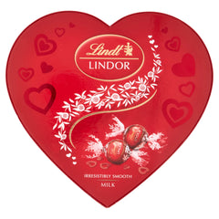 Lindt Lindor Heart Milk Chocolate Truffles Box - Approx 16 balls, 200g - Chocolate Truffles with a Smooth Melting Filling - Gift Present - Father's Day, Birthday, Celebrations, Congratulations