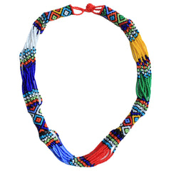 Ndlovu Zulu Necklace   by Woza Moya (Come Spirit of Change)   Handmade by The Hillcrest AIDS Centre Trust Crafters in South Africa