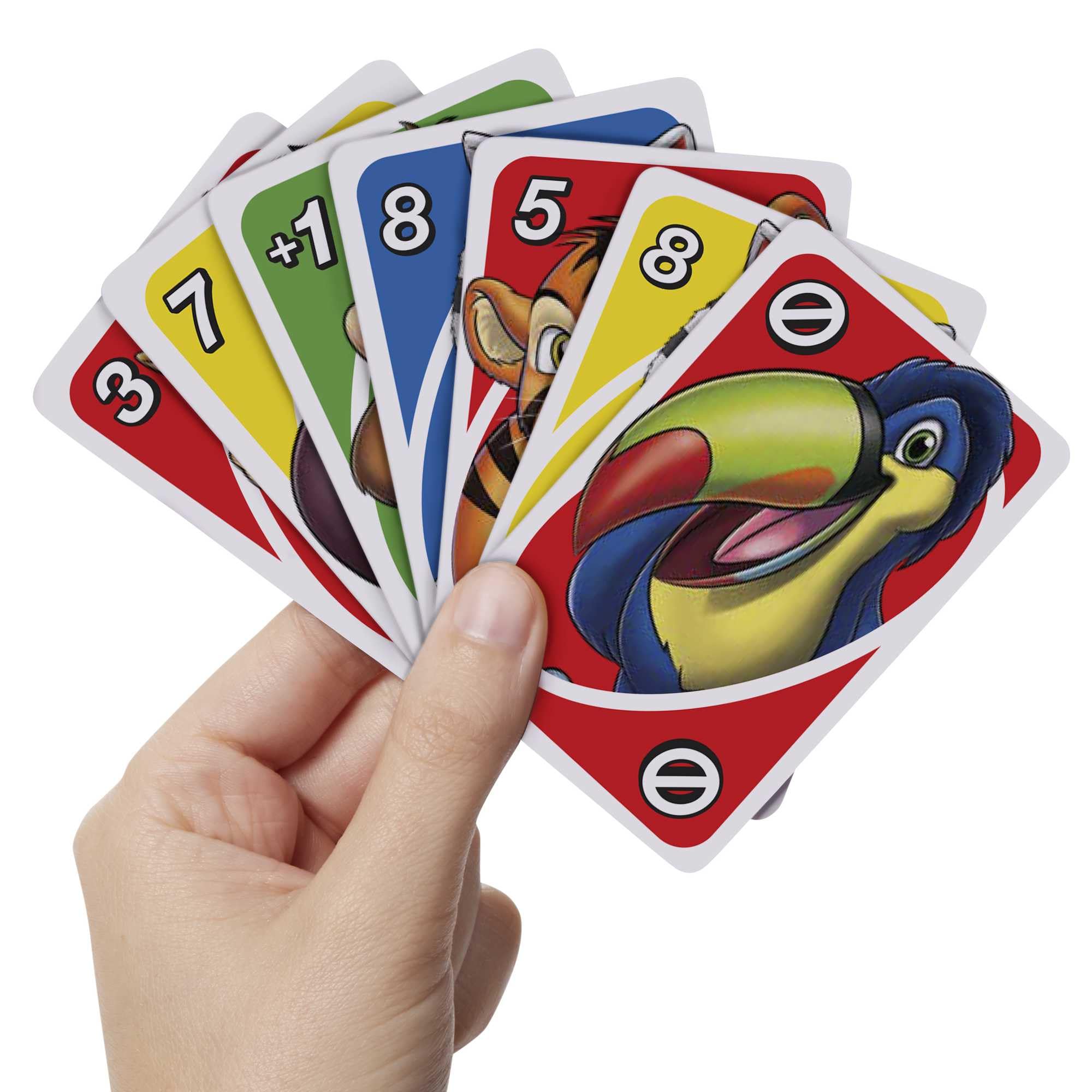 UNO Junior Card Game with 45 Cards, Gift for Kids 3 Years Old & Up, GKF04