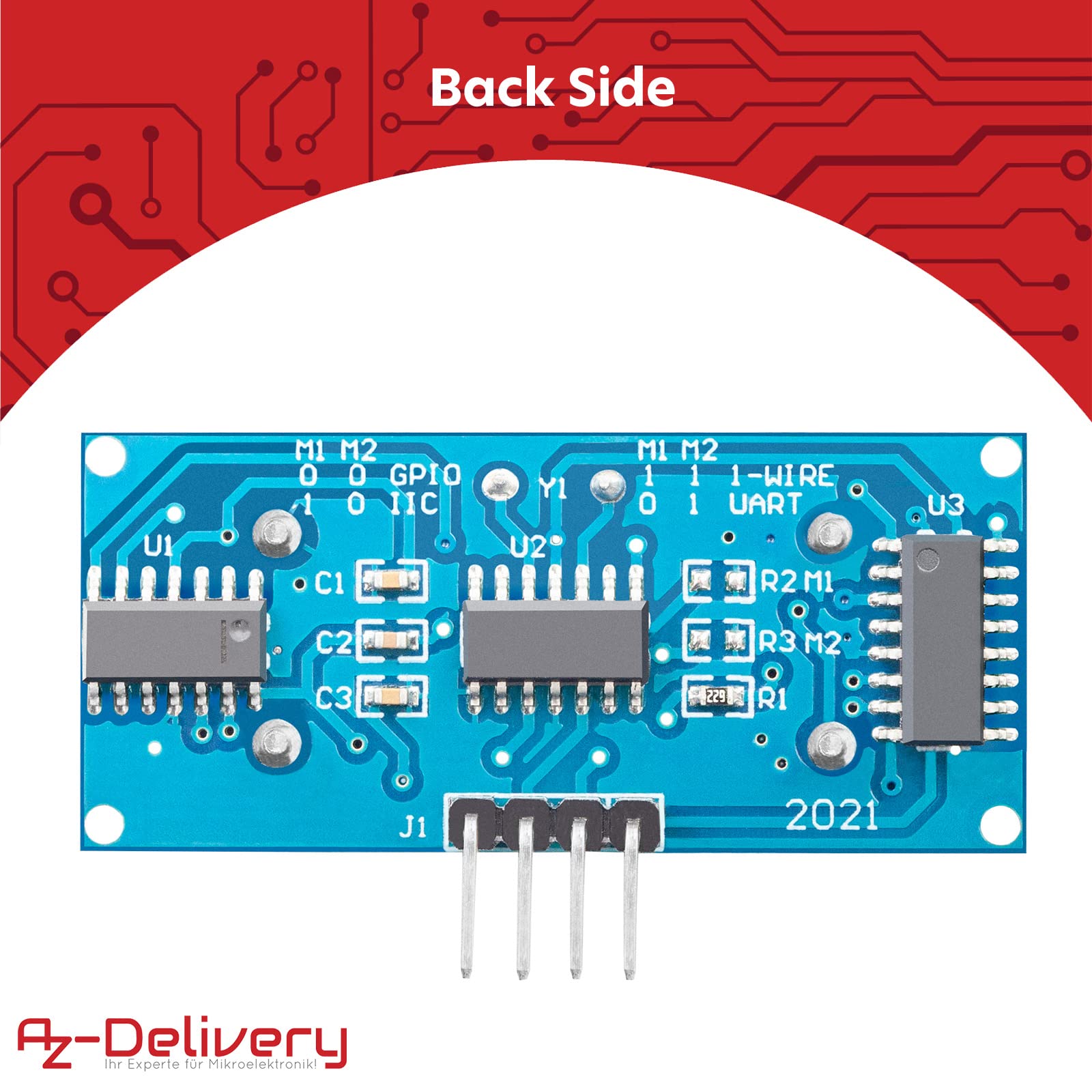 AZDelivery 3 x Compatible with HC-SR04 Ultrasonic Rangefinder Sensor Module compatible with Arduino and Raspberry Pi including E-Book!