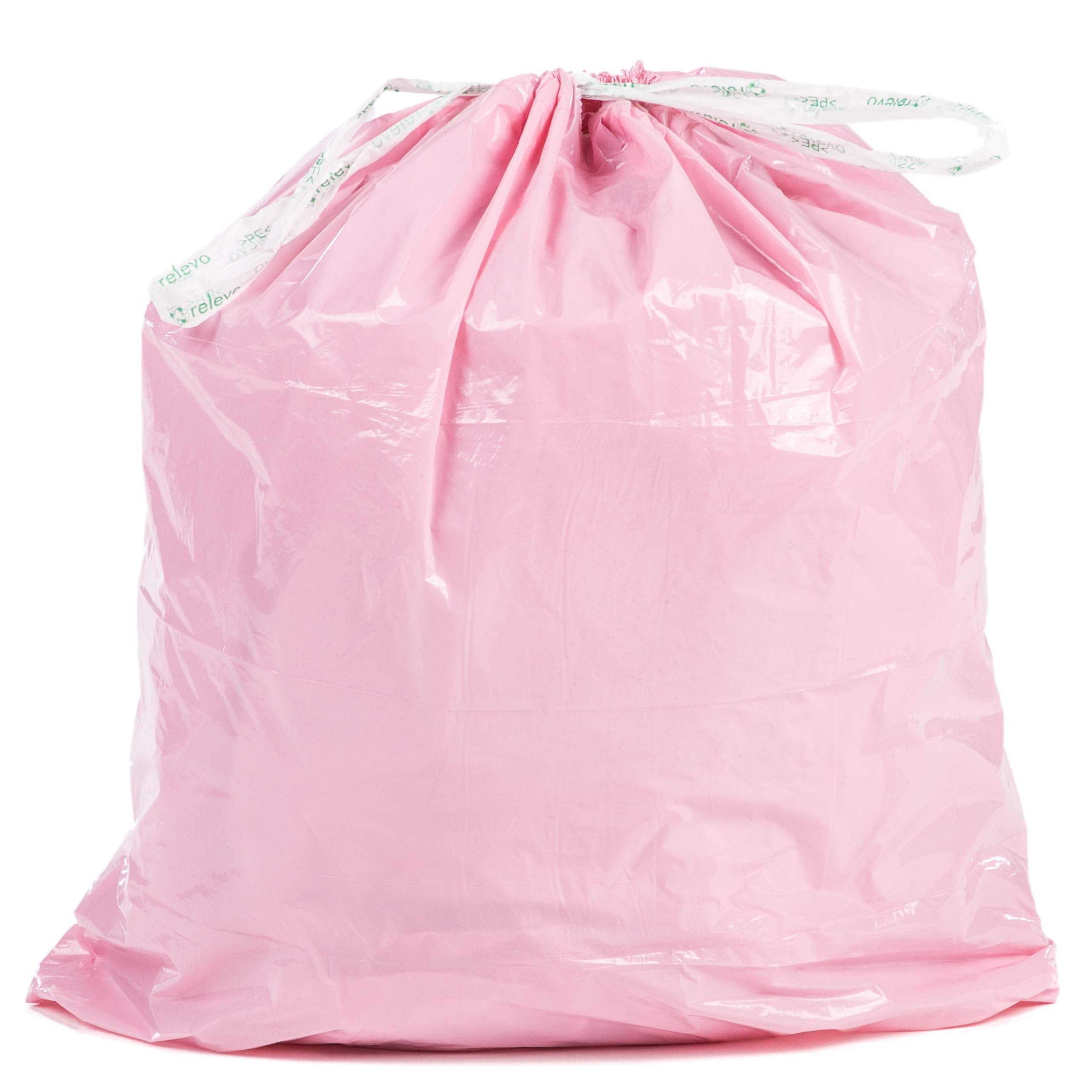 Relevo 100% Recycled Scented Bin Liners, Heavy Duty 30L, 45 Bin Bags