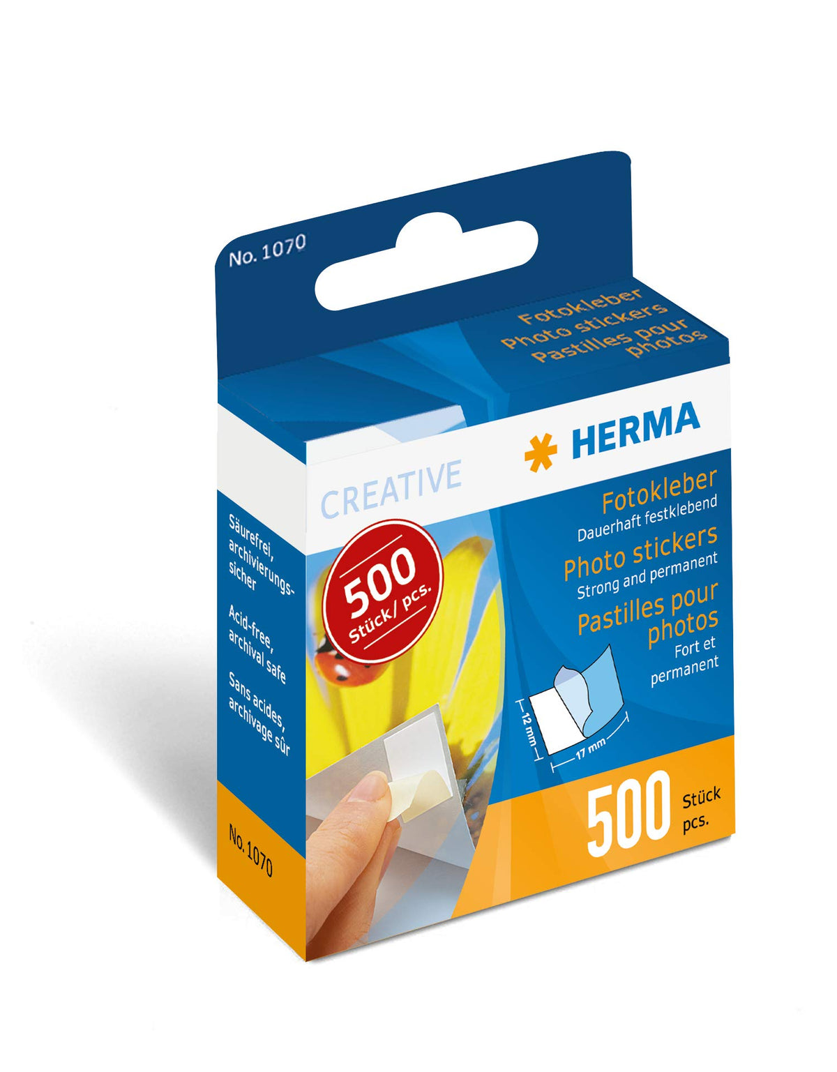 Herma 1070 Photo Sticker (Pack of 500)