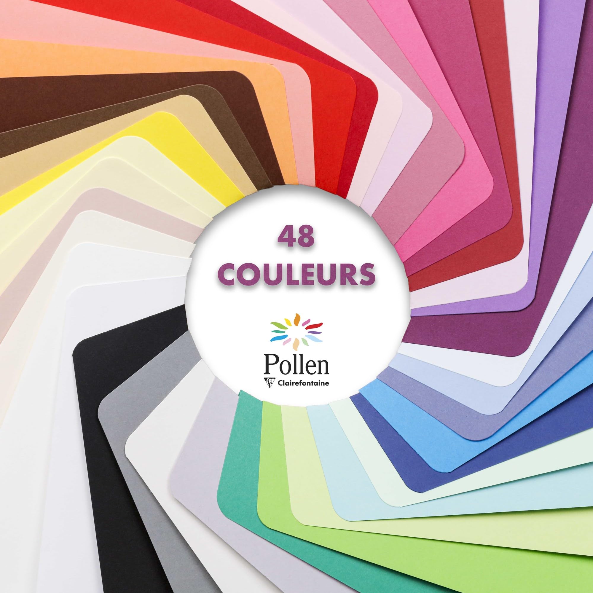 Clairefontaine - Ref 5572C - Pollen Envelopes (Pack of 20) - C5 Sized, 120gsm Paper, Gummed Seal, Inkjet & Laser Printer Compatible, Acid Free - Intensive Pink