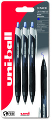 Uni-Ball Jetstream Sport SXN-150S Ballpoint Gel Pens. Premium 1.0mm Rollerball Tip. Smooth Writing Blue Uni Super Ink Dries Instantly. Does Not Smudge. Pack of 3