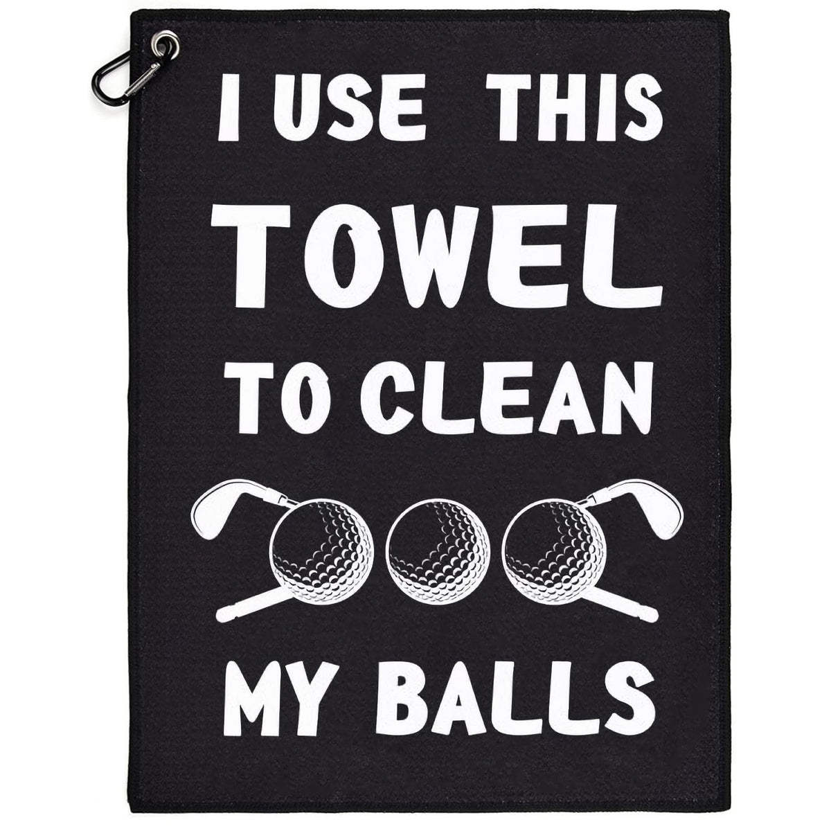 ZSTNPP Golf Towel, Golf Gifts for Men Husband Boyfriend Dad Him, Golf Ball Towels With Clip, Golf Accessories Gifts