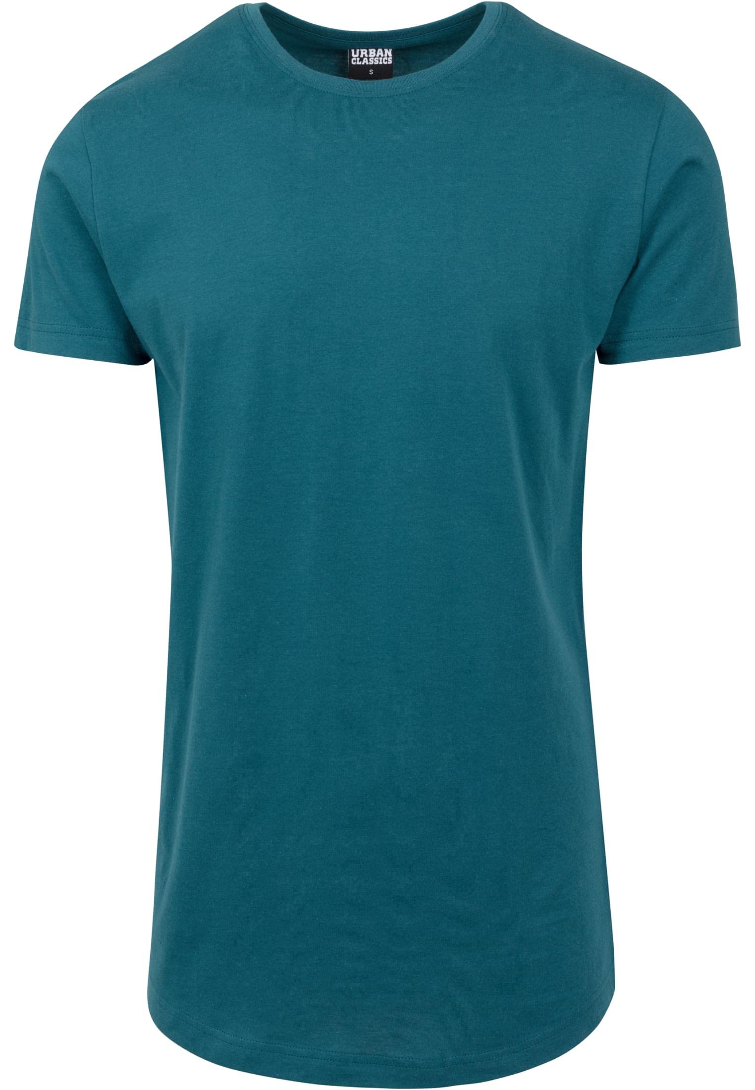 Urban Classics Men's Shaped Long Tee T-Shirt, Teal, M, 1