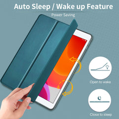 EasyAcc Case Compatible with iPad 9.7 2018 / iPad 6th Generation/iPad 2017 / iPad 5th Generation, smart case with Stand Ultra Thin Translucent Matt Back Cover Auto Wake Up/Sleep Function