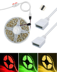 iYueMps 1m RGB LED Extension Cable 4 pin LED Strip Extension Cable 4Pin RGB Quick Connector Cable for 5050 3528 2835 RGB LED Strip