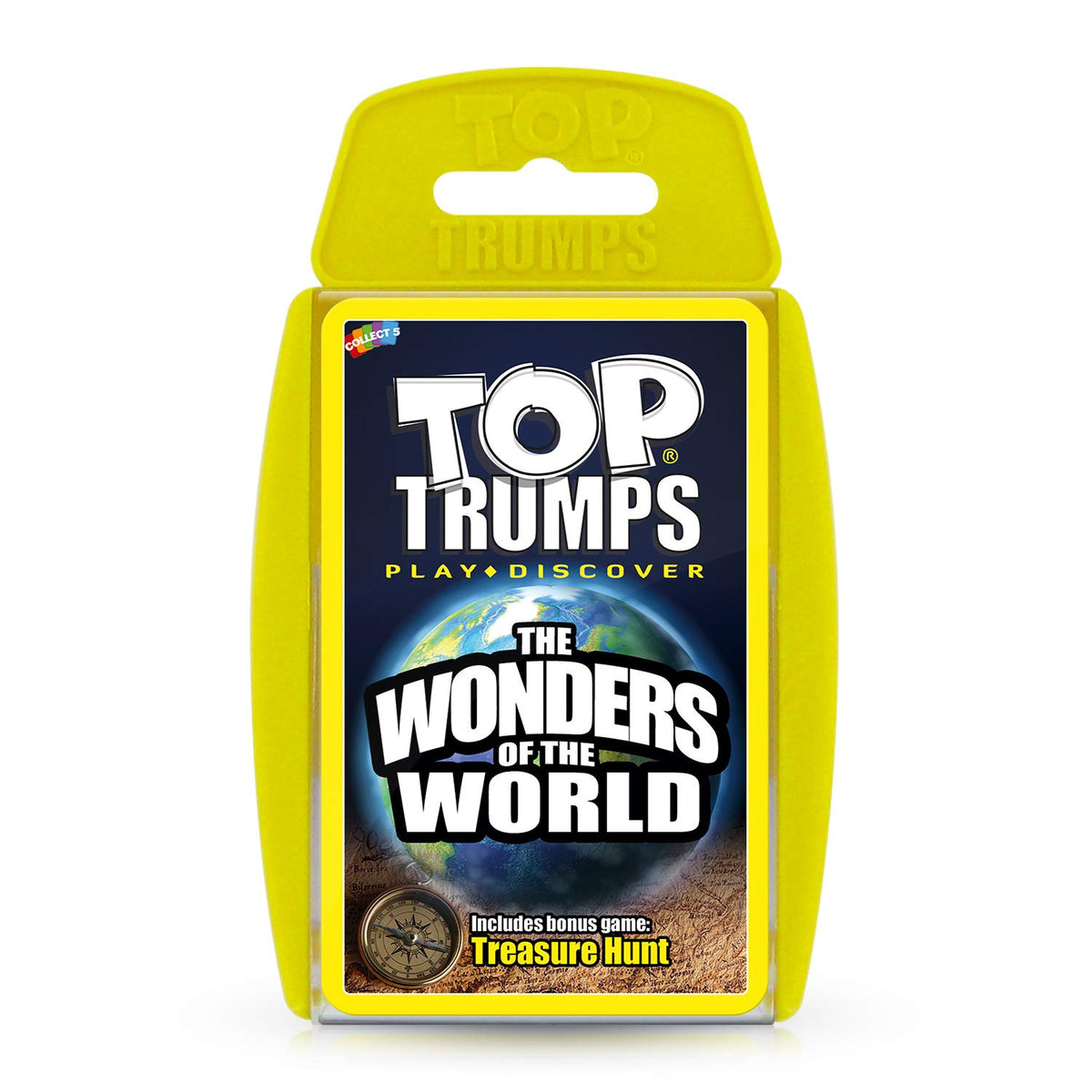 Top Trumps Wonders of the World Classics Card Game, Discover interesting facts in this educational packed game including the height of Mount Everest, 2 plus players makes a great gift for ages 6 plus