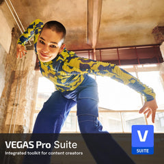 VEGAS Pro Suite 21 - Integrated video and audio editing tools for content creators   video editing software   video cutting software   video editor   Windows 10/11 PC   1 license