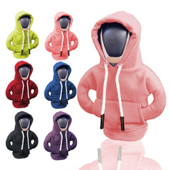 Daofen Gear Stick Hoodie, Funny Car Accessories Hoodie for Gear Stick, Interior Car Gear Stick Hoodie Hoodie Car Gear Shift Cove, Dress Your Knob up with Gear Shift Hoodie Covers (Standard, Pink)